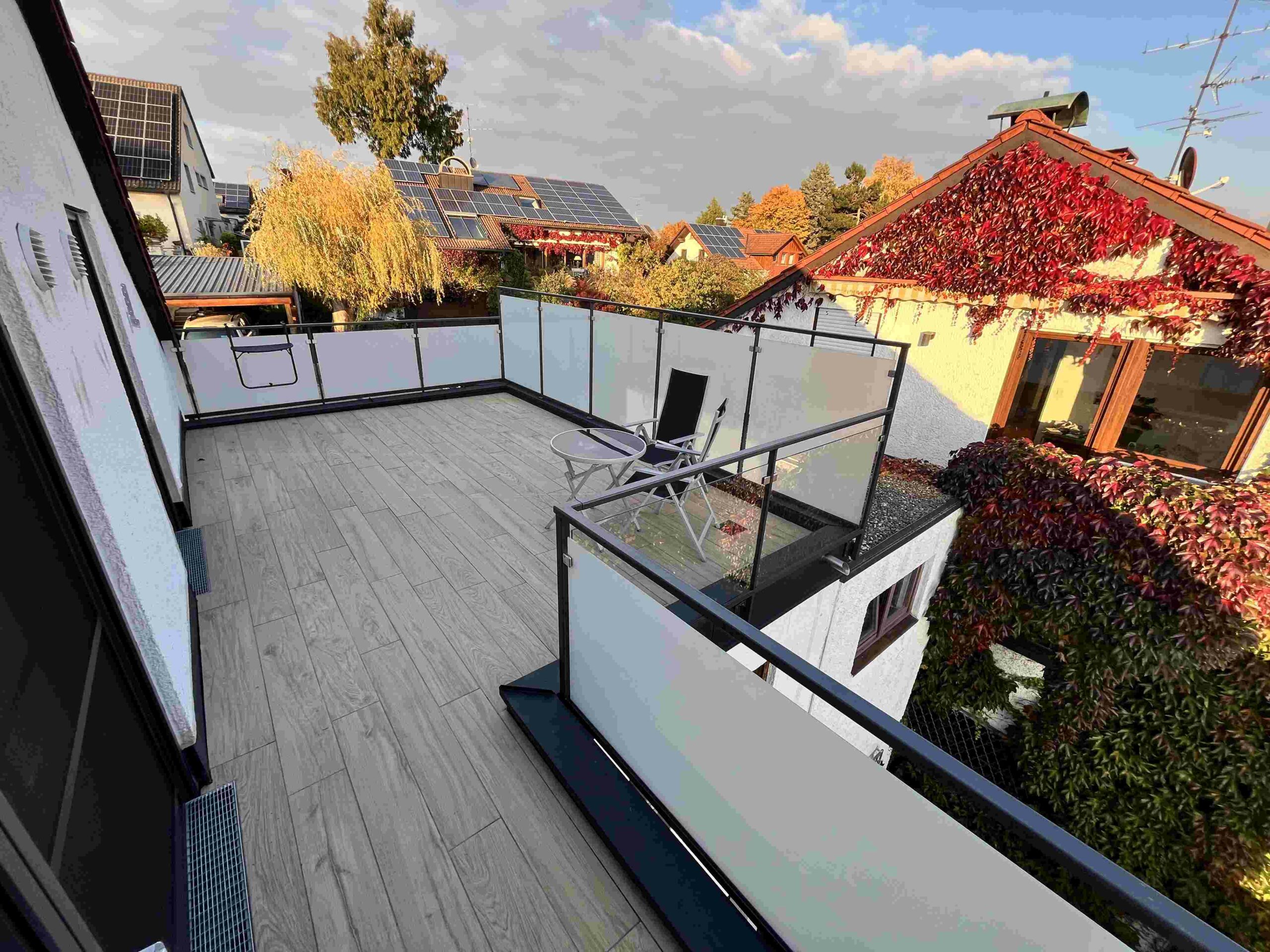 Dachterrasse mit Blick nach Norden